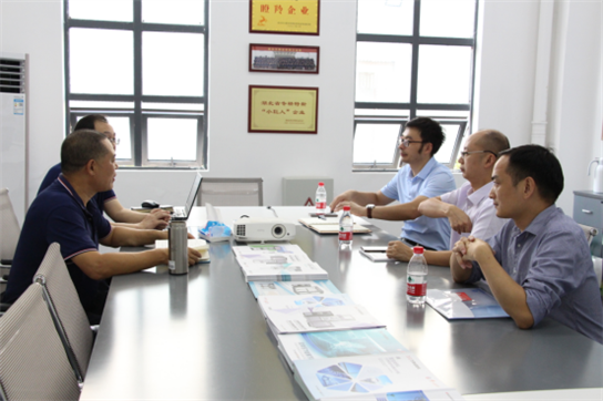 华科大副院长暨省力学学会秘书长王琳先生一行莅临万测参观指导