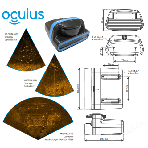 Oculus M系列多波束圖像聲吶